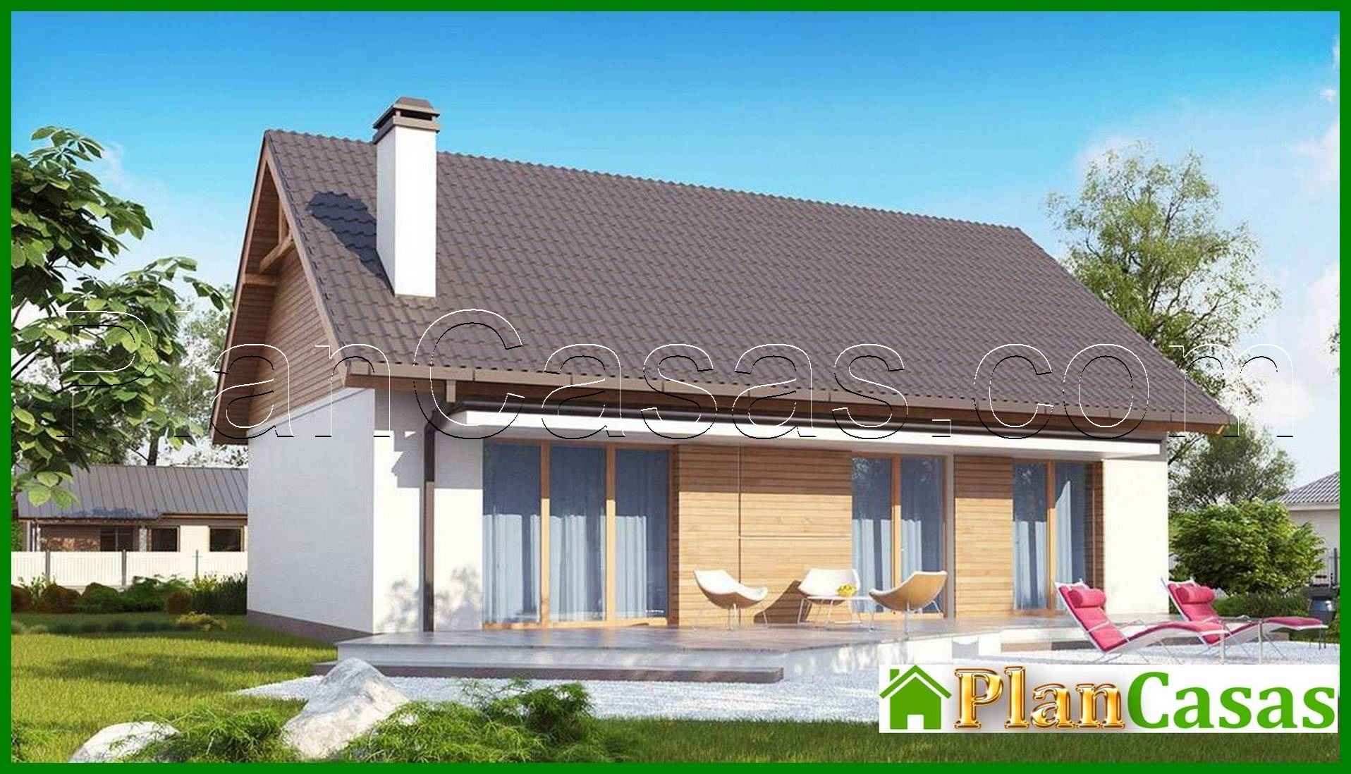 Galería de visualizaciones - Proyecto de una casa económica y funcional de una planta