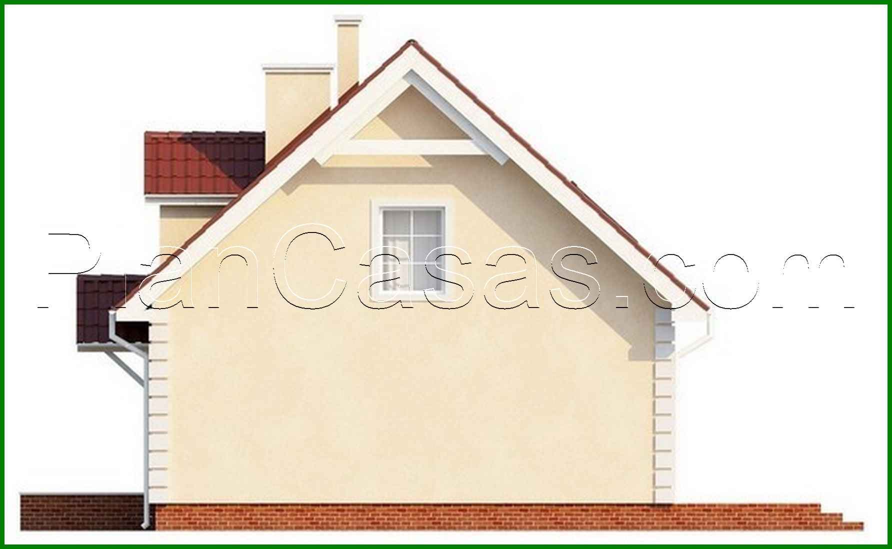 Galería de visualizaciones - Proyecto de una casa clásica y ordenada con techo a dos aguas