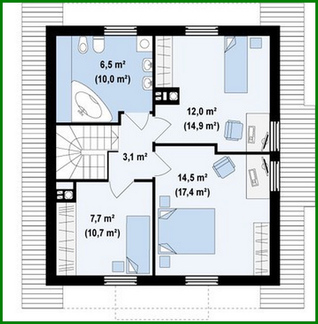 Galería de visualizaciones - Proyecto de una casa pequeña con una oficina en la planta baja