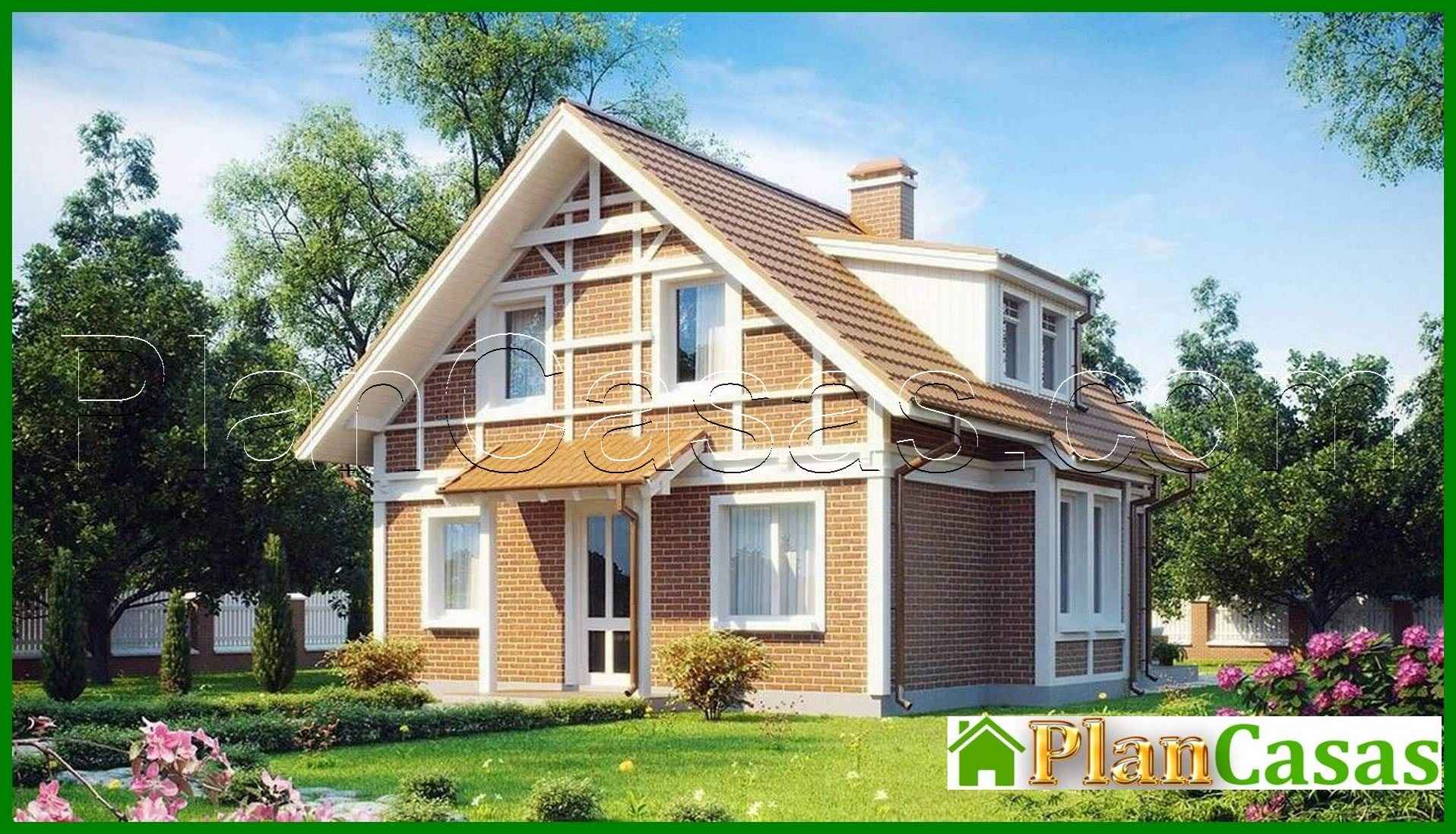 Proyecto de una casa pequeña con una oficina en la planta baja