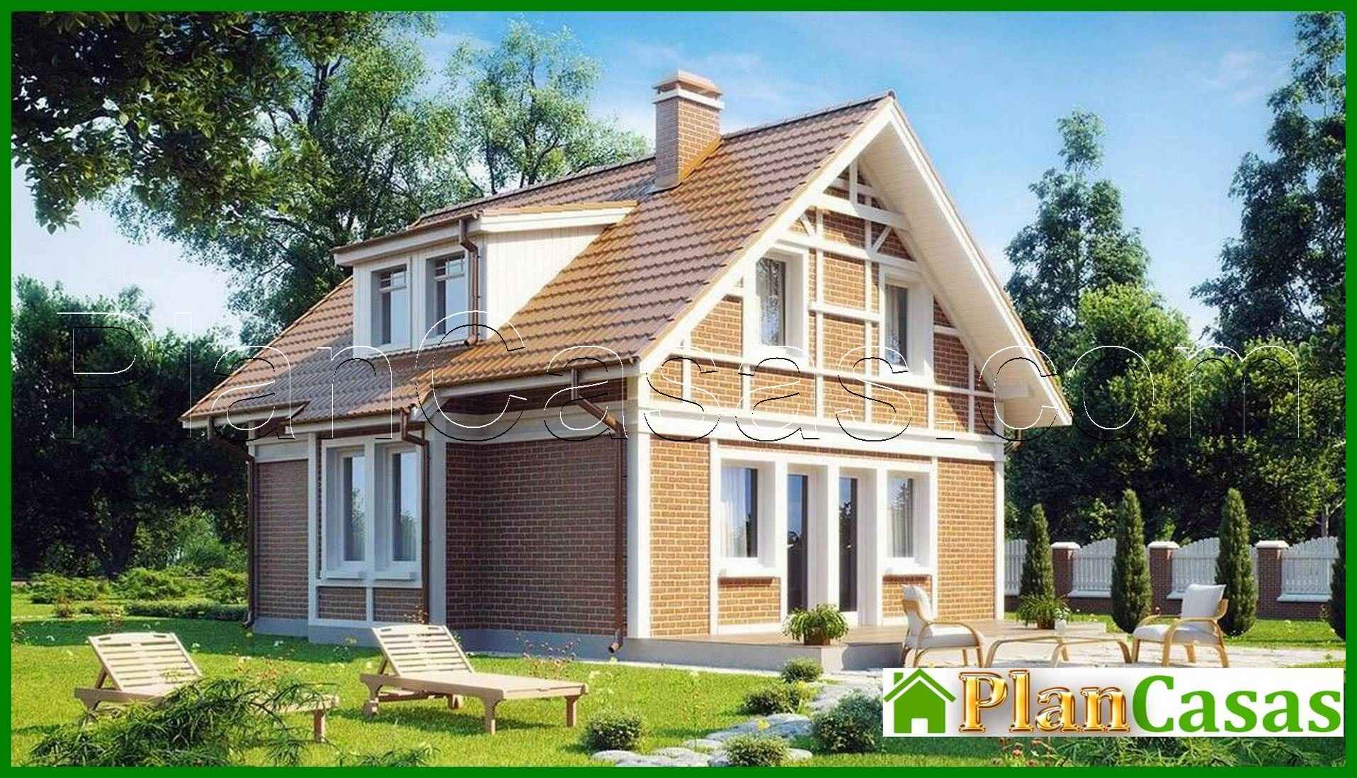 Galería de visualizaciones - Proyecto de una casa pequeña con una oficina en la planta baja