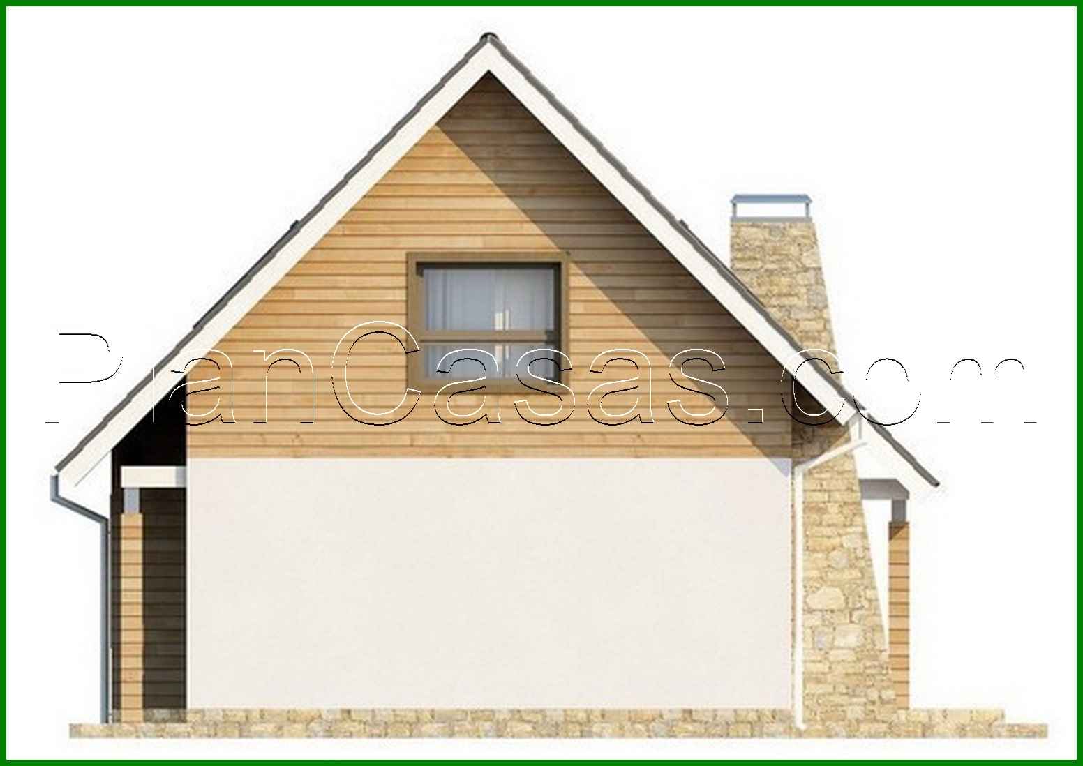 Galería de visualizaciones - Proyecto de una casa clásica con una habitación en la planta baja