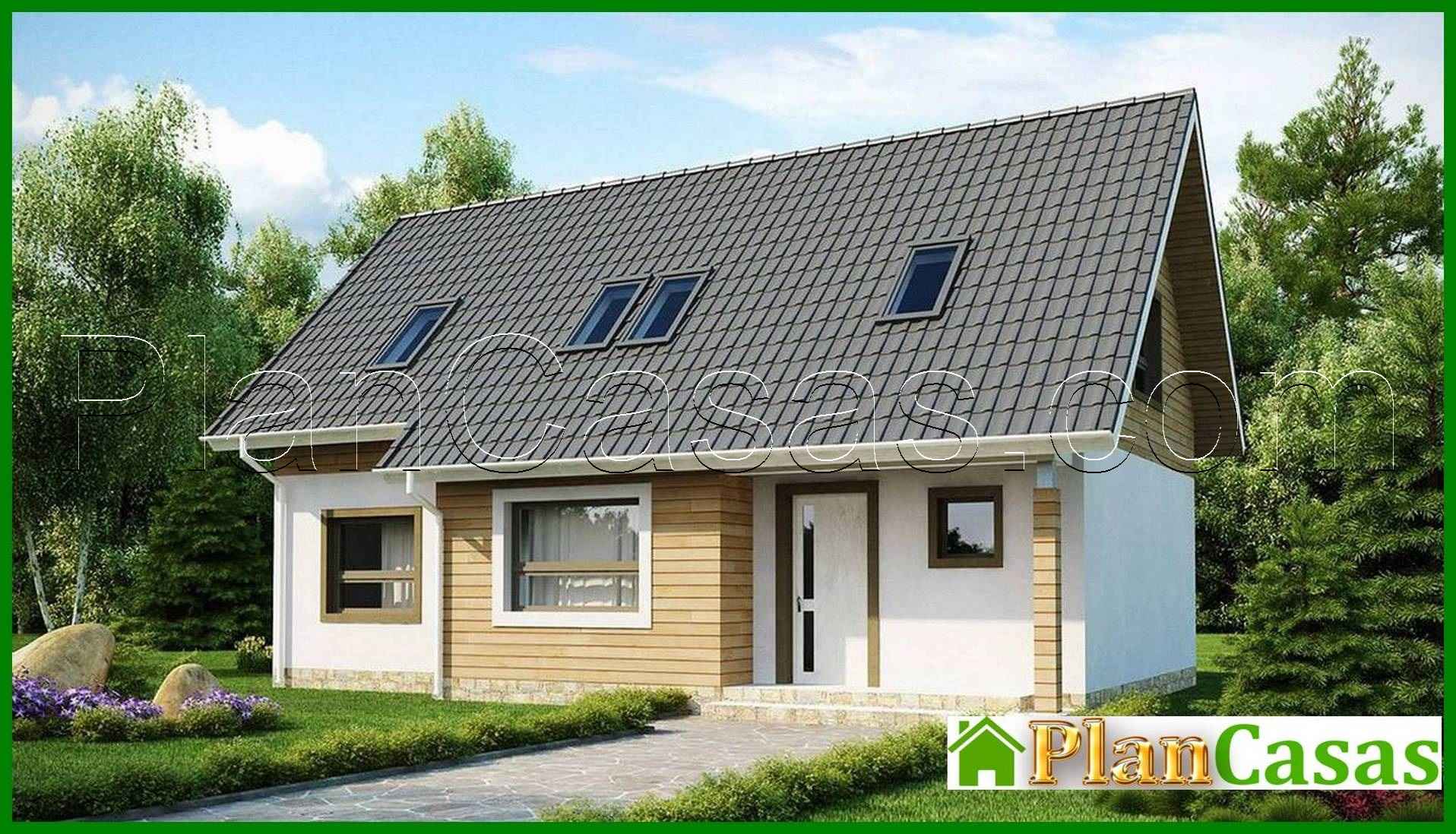 Galería de visualizaciones - Proyecto de una casa clásica con una habitación en la planta baja