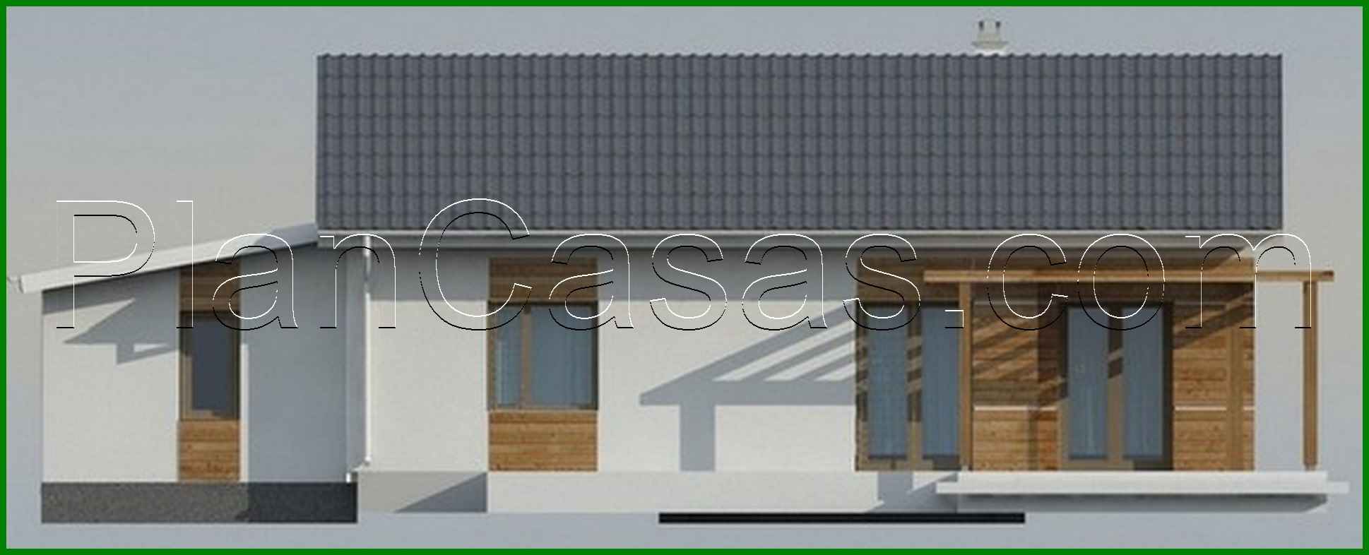 Galería de visualizaciones - El proyecto clásico de una pequeña casa de campo