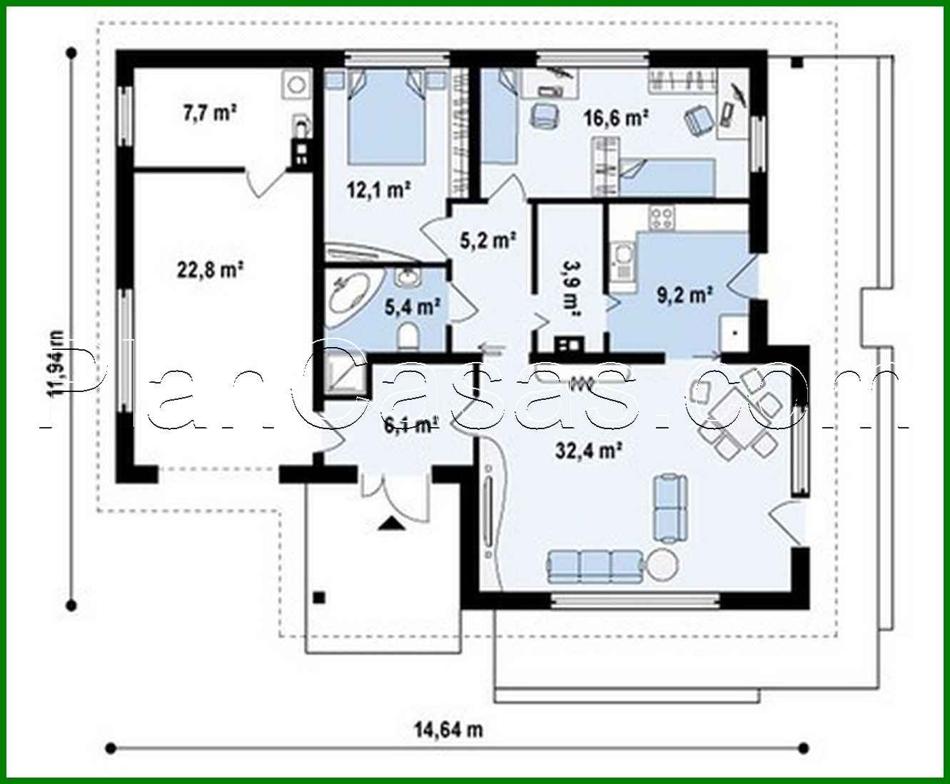 Galería de visualizaciones - Proyecto de una pequeña casa de campo con garaje