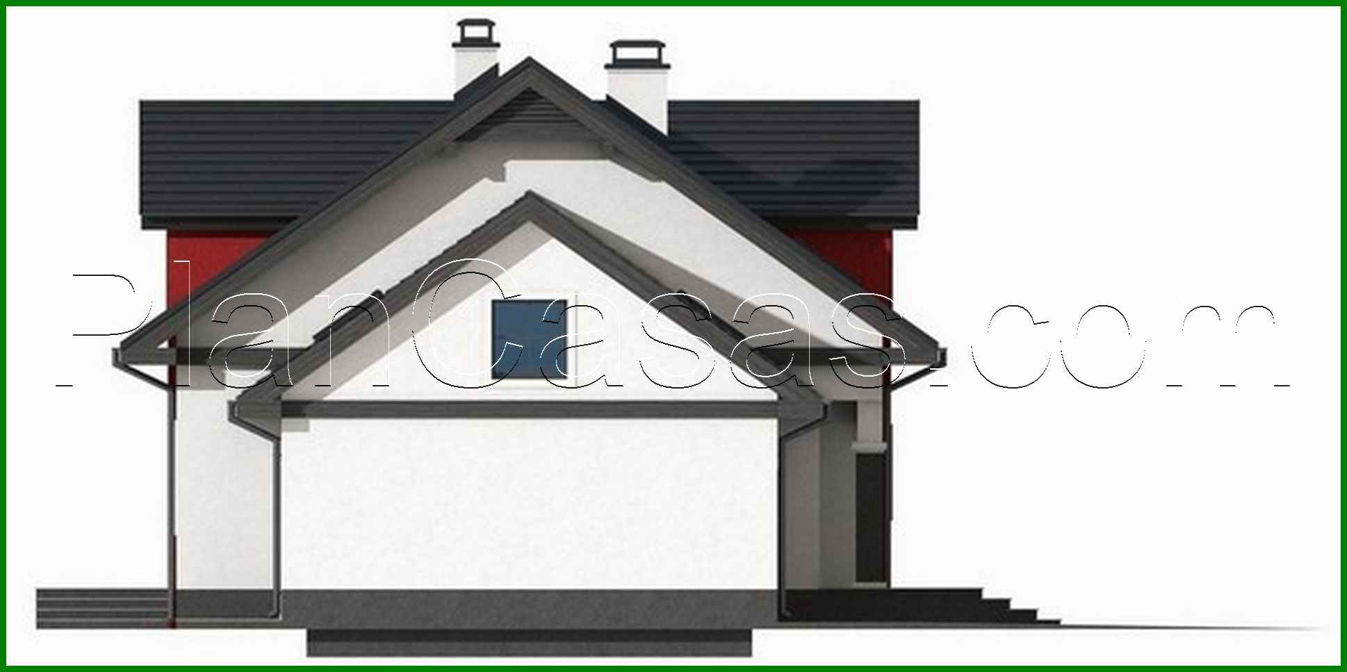 Visualization gallery - House project with garage and bay window