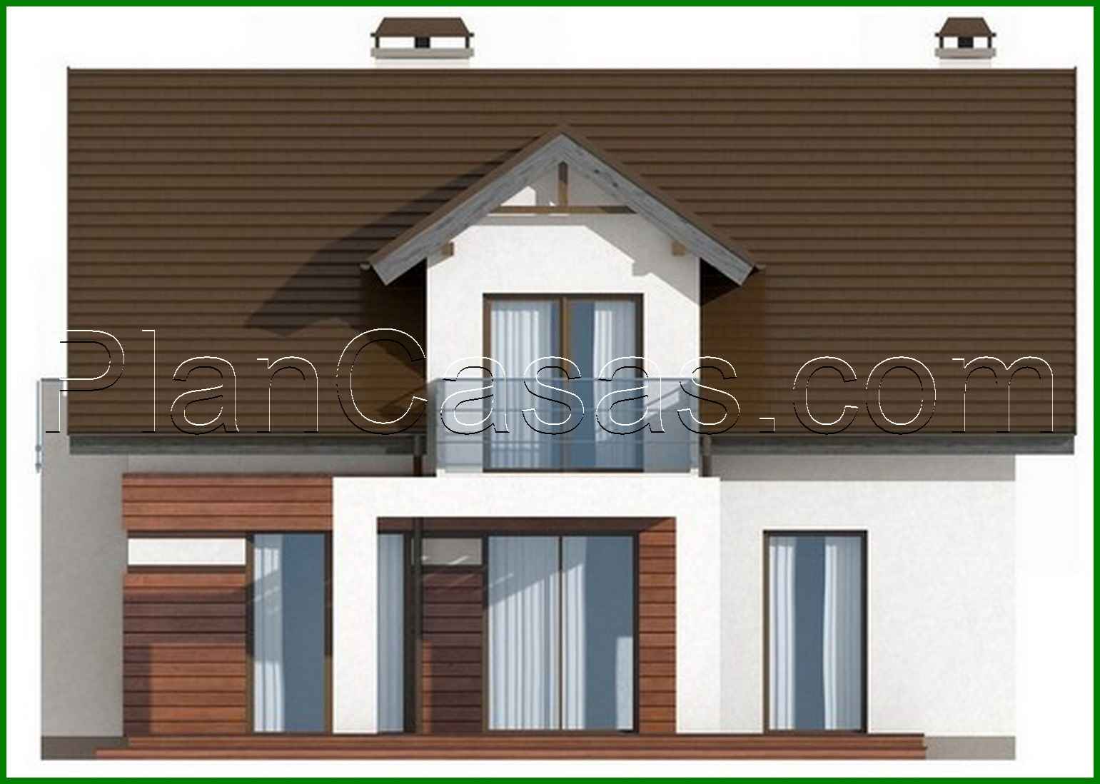 Visualization gallery - House project with a beautiful attic