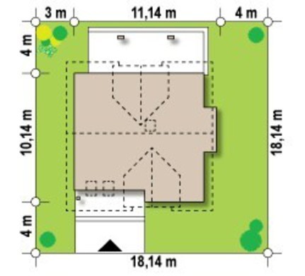 Visualization gallery - House project with a beautiful attic