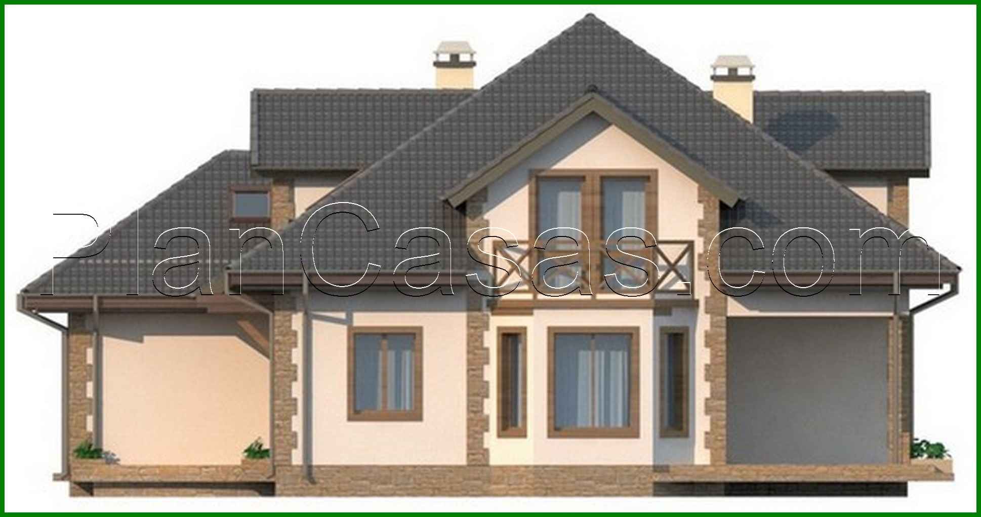 Visualization gallery - Magic house - a project of a magic house with an attic ready for construction