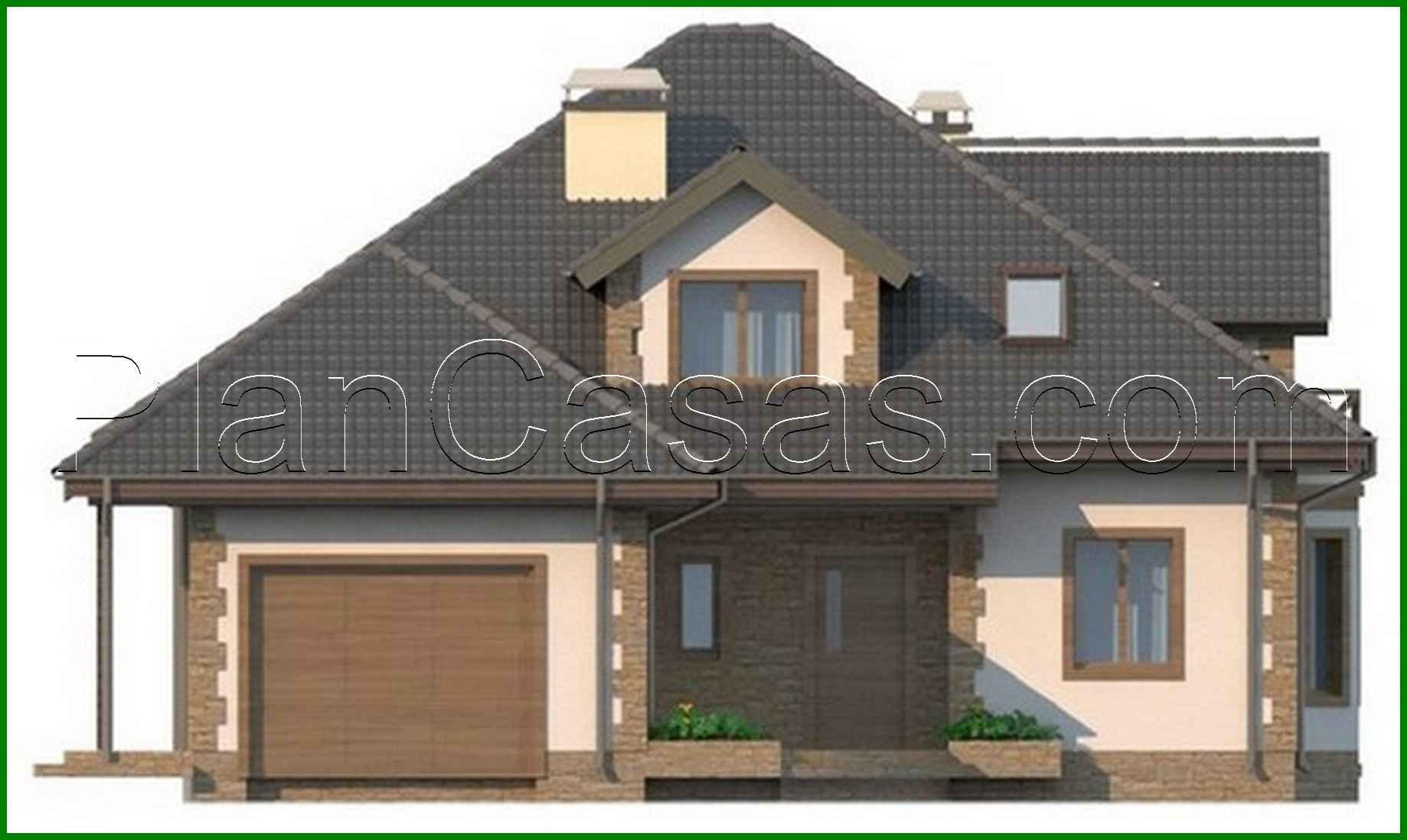 Visualization gallery - Magic house - a project of a magic house with an attic ready for construction