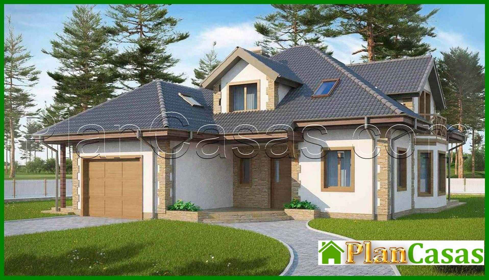 Magic house - a project of a magic house with an attic ready for construction