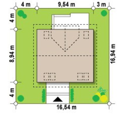 Galería de visualizaciones - Proyecto de una casa pequeña y preciosa con ático