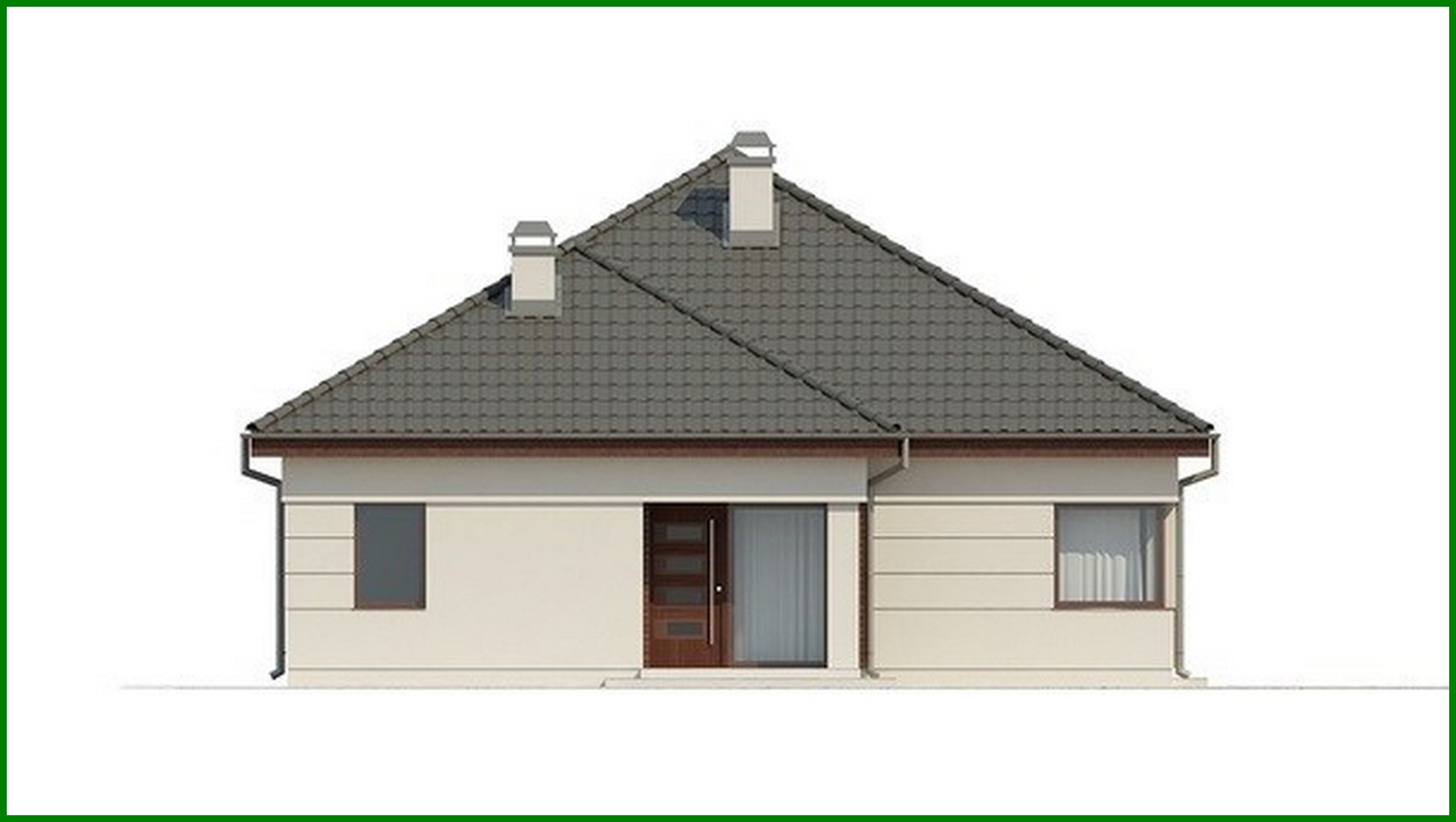 Galería de visualizaciones - Proyecto de una bonita casa de 155 m² con distribución racional del espacio