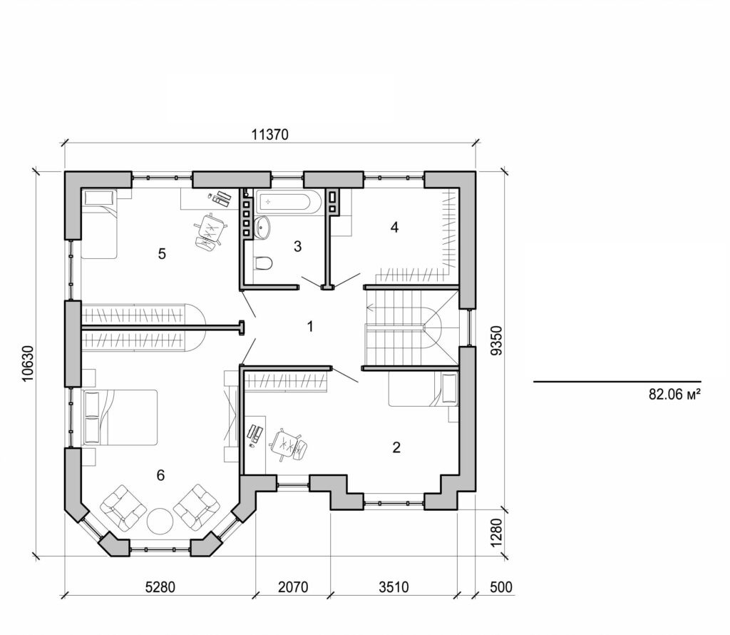 Galería de visualizaciones - Casa de dos plantas