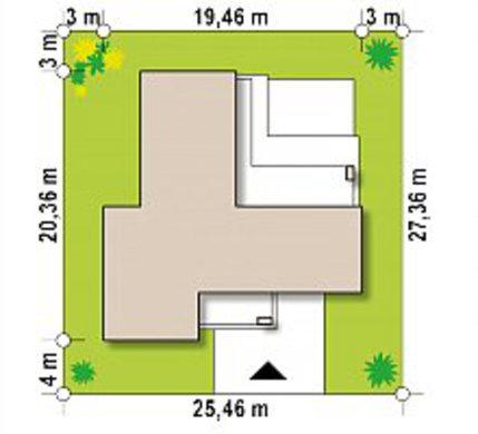 Galería de visualizaciones - Proyecto de una casa moderna de 180 m² con un amplio garaje para dos coches