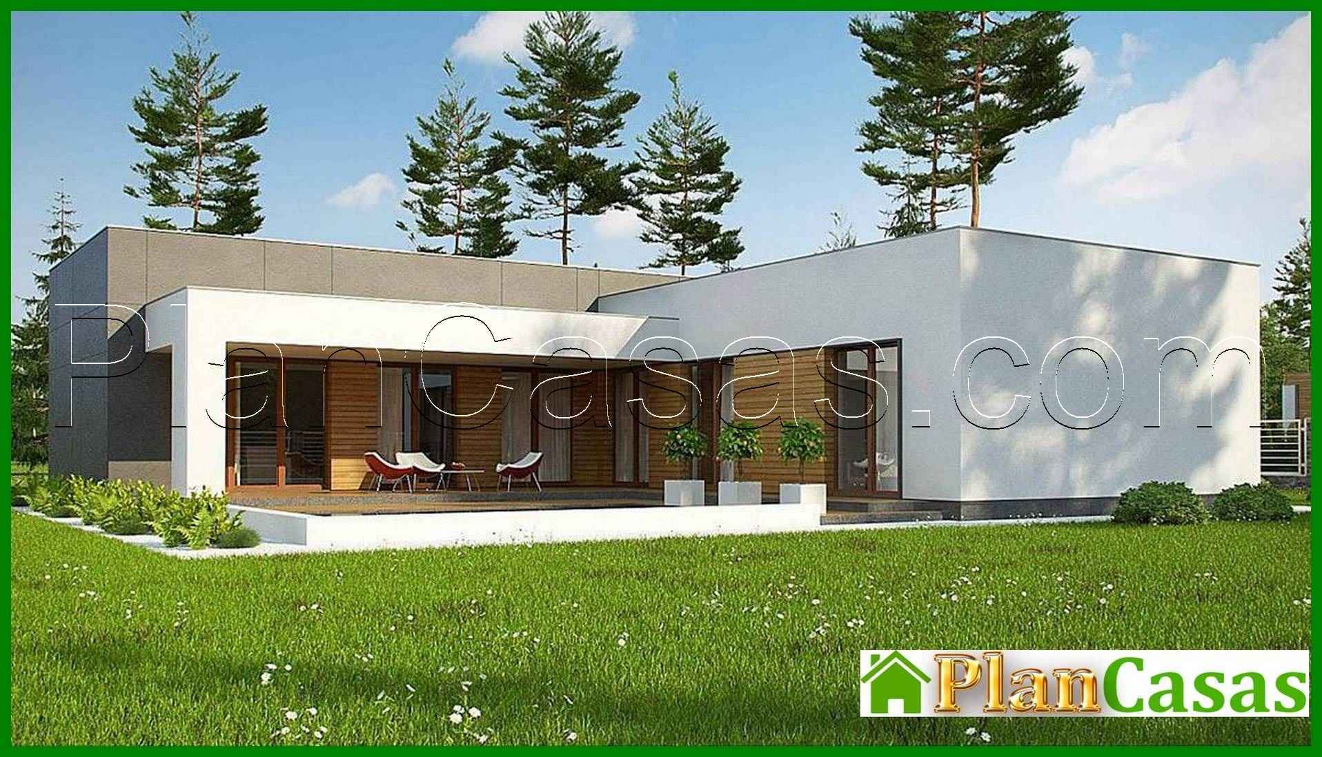 Galería de visualizaciones - Proyecto de una casa moderna de 180 m² con un amplio garaje para dos coches