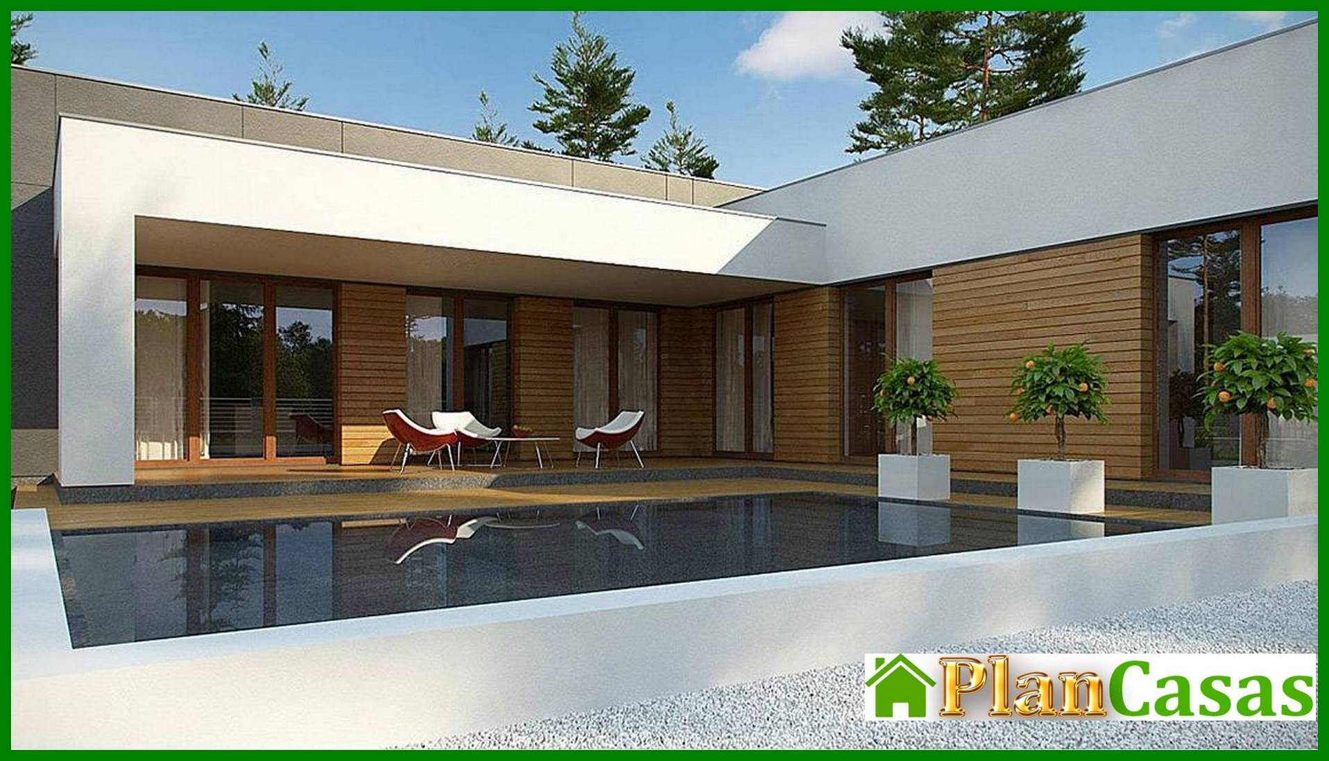 Proyecto de una casa moderna de 180 m² con un amplio garaje para dos coches