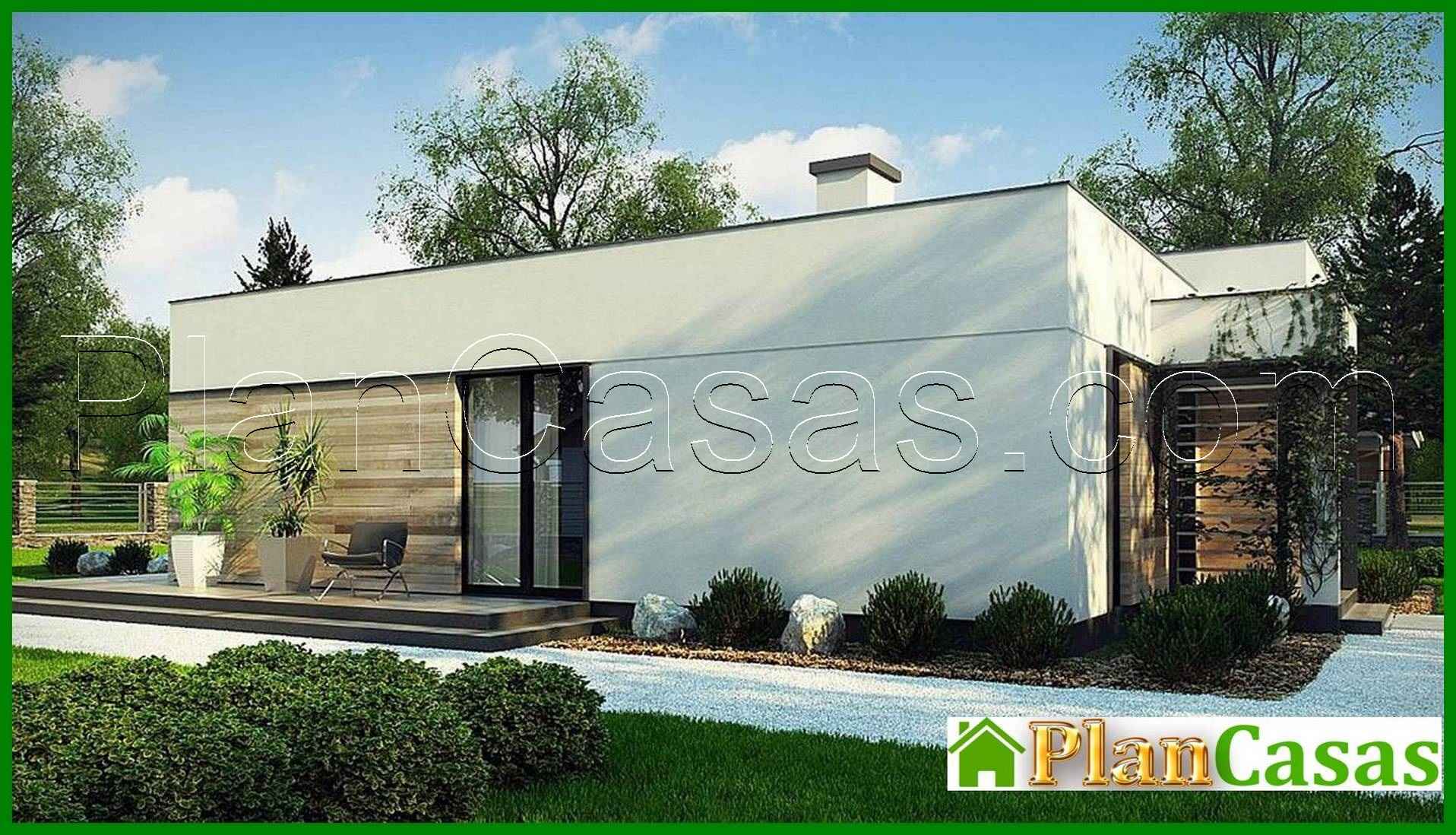 Galería de visualizaciones - Proyecto de una casa elegante de 102 m² para una familia pequeña