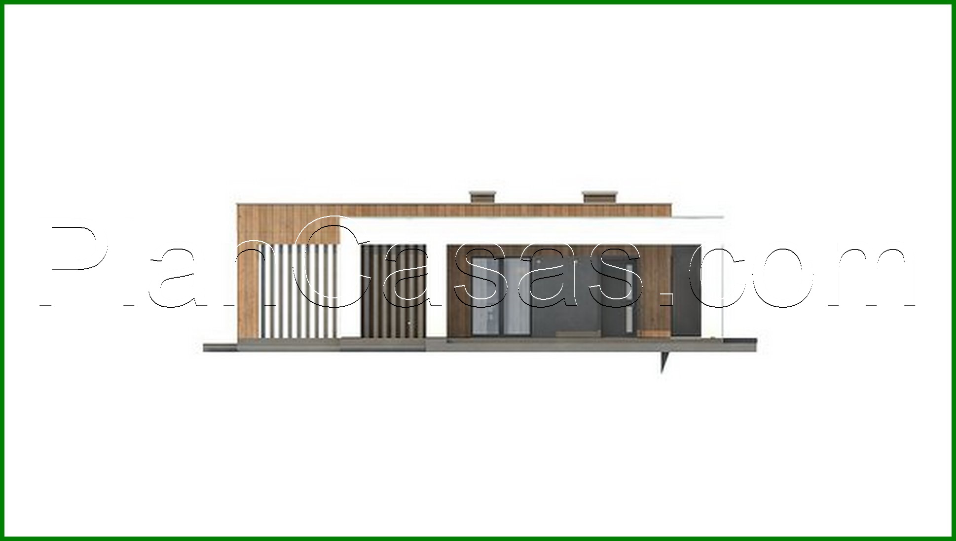 Visualization gallery - A compact cottage project with an area of ​​103 square meters. m with a laconic exterior
