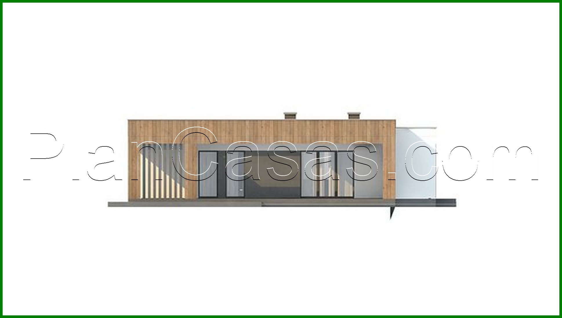 Visualization gallery - A compact cottage project with an area of ​​103 square meters. m with a laconic exterior