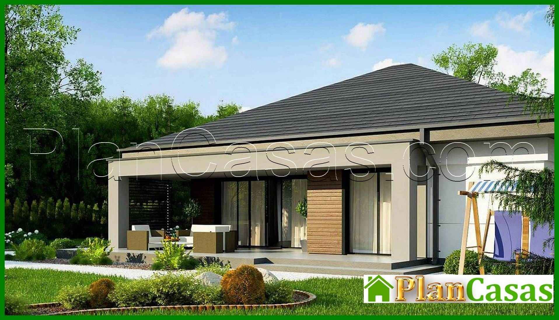 Galería de visualizaciones - Proyecto de una casa de verano de 86 m² con exterior en blanco y negro