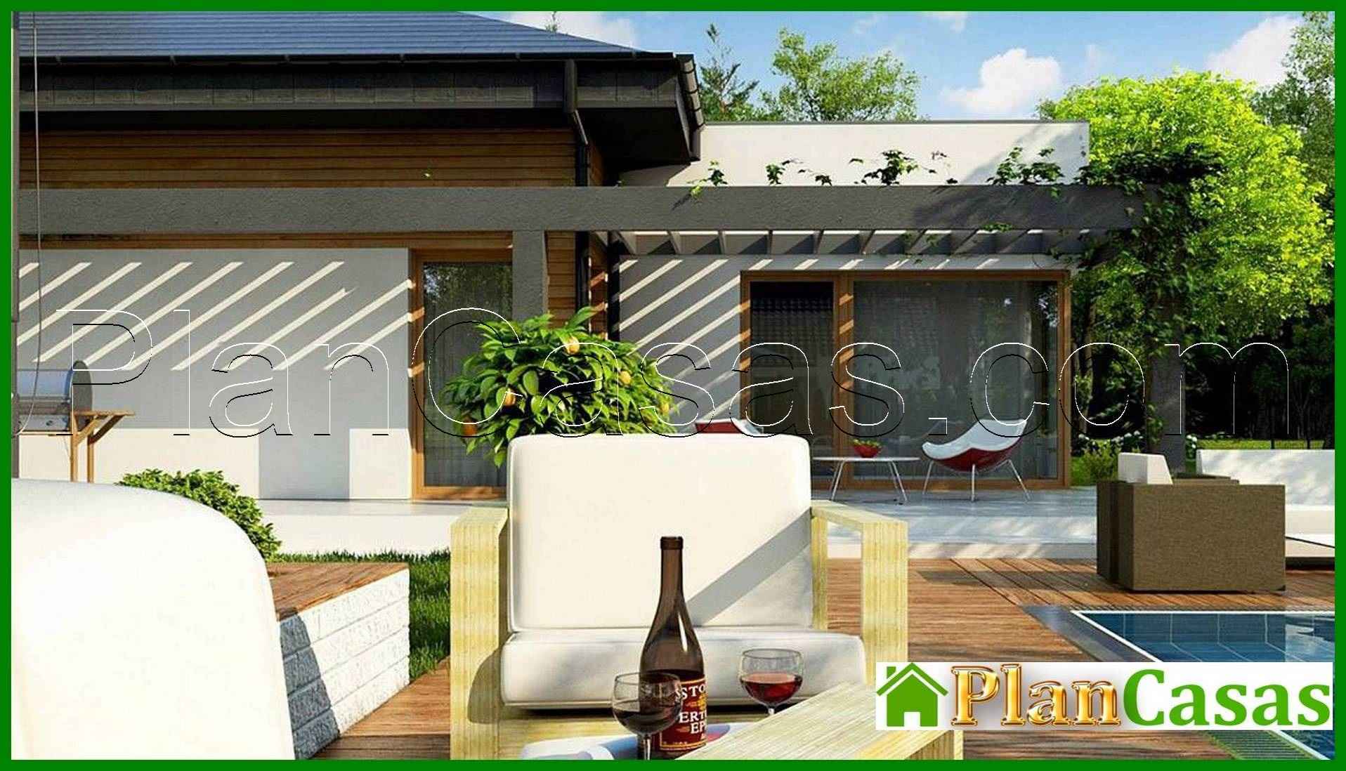 Galería de visualizaciones - Proyecto de una cabaña moderna de 165 m² con un exterior único