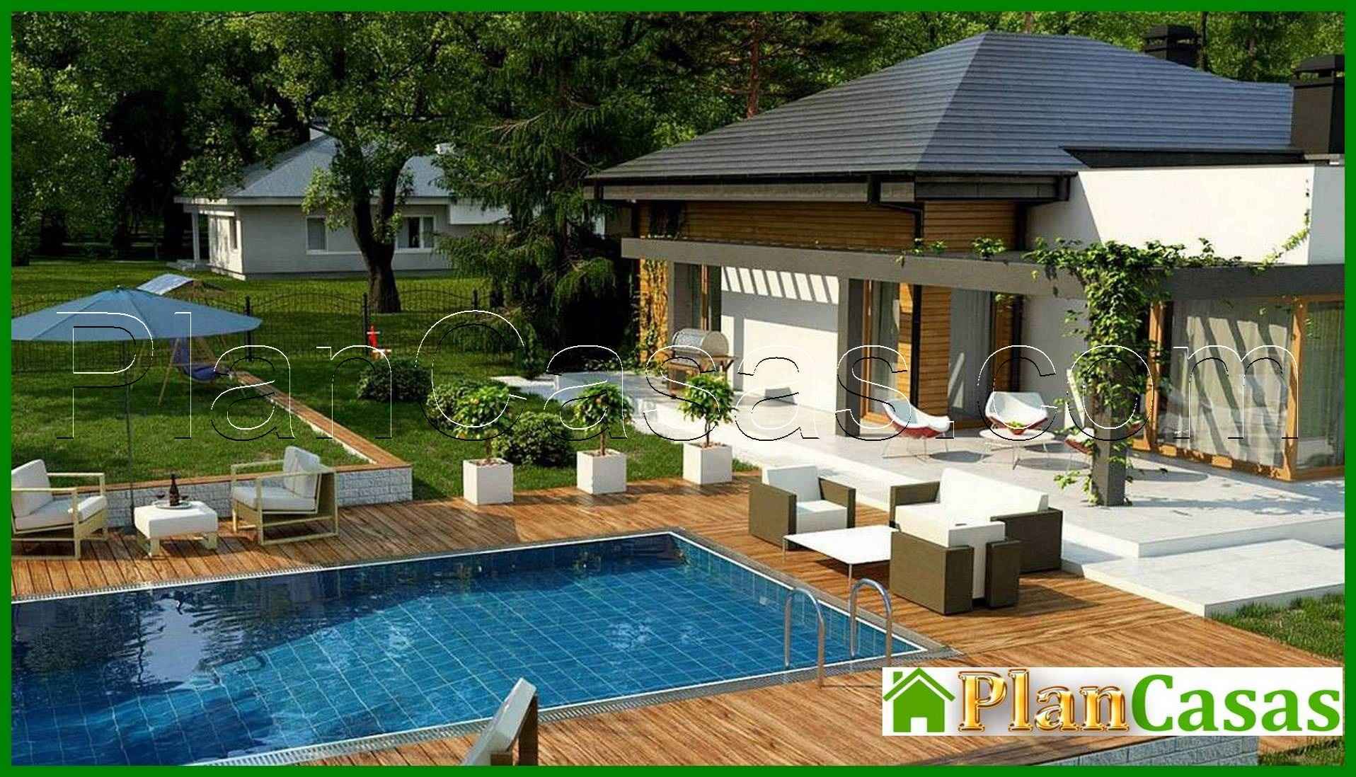 Galería de visualizaciones - Proyecto de una cabaña moderna de 165 m² con un exterior único