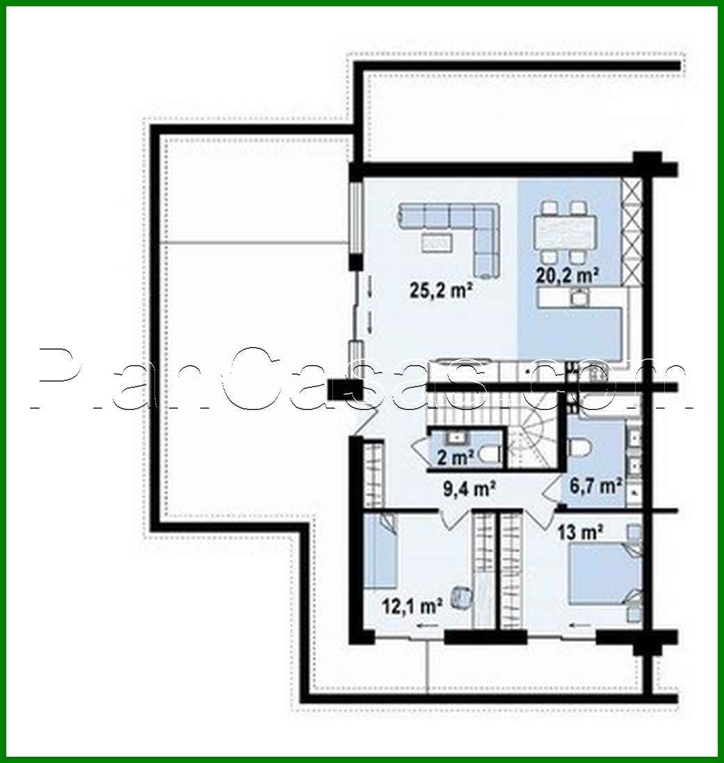 Visualization gallery - The project of a chic mansion on 246 square meters. m for a large family from different generations