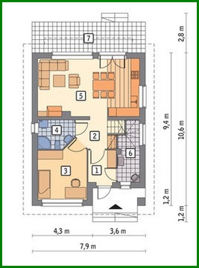 Galería de visualizaciones - Edificio de apartamentos con dormitorios amplios