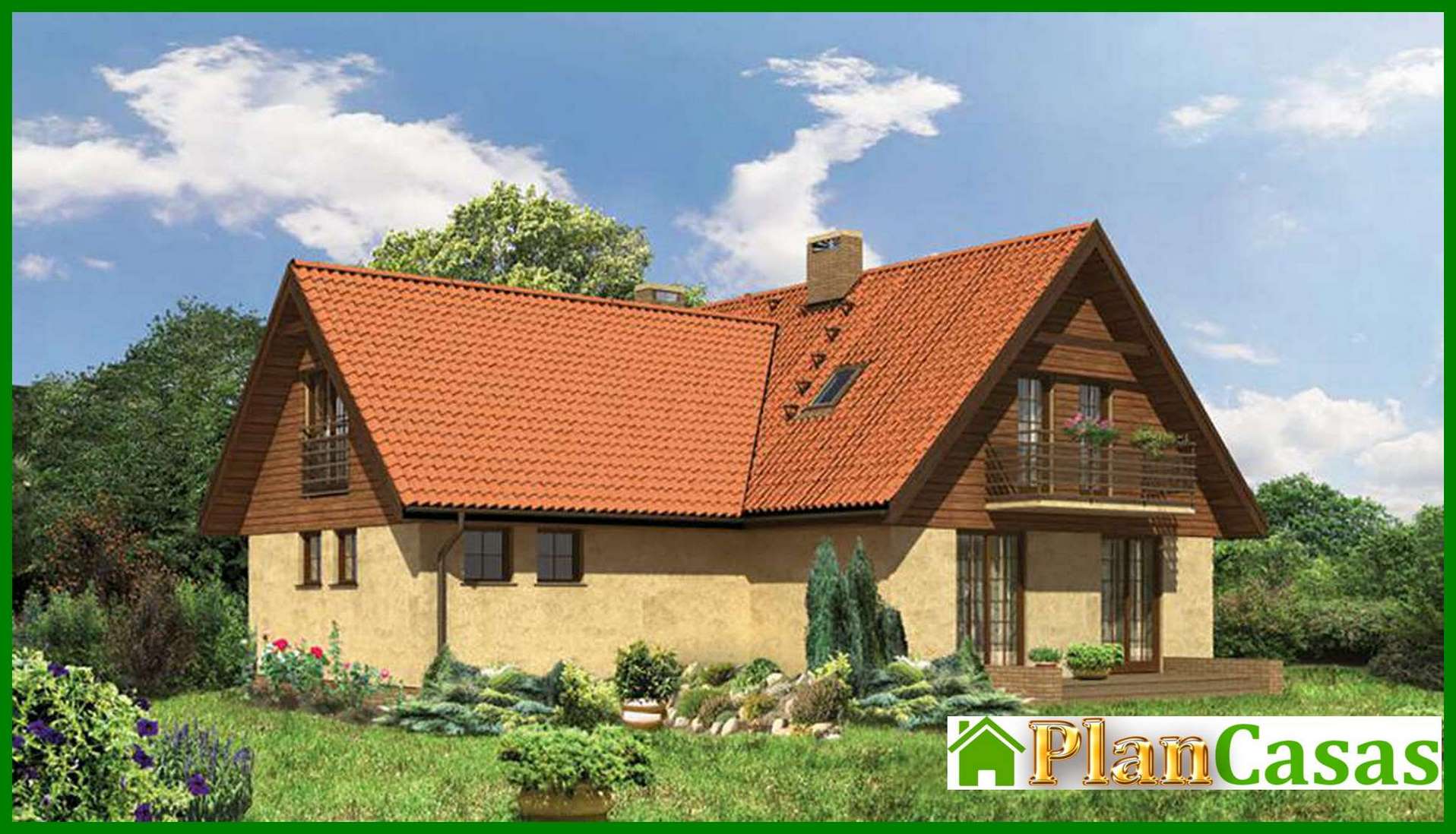 Visualization gallery - Beautiful house under a high roof