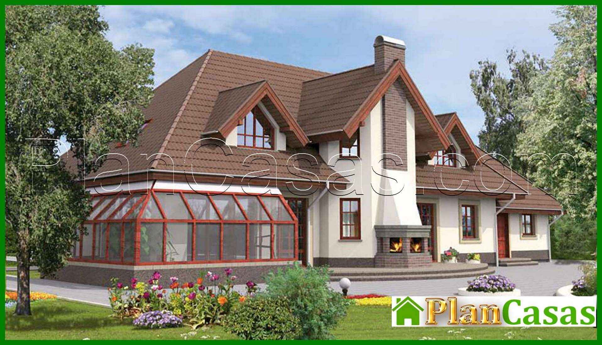 Galería de visualizaciones - Casa preciosa con un techo llamativo