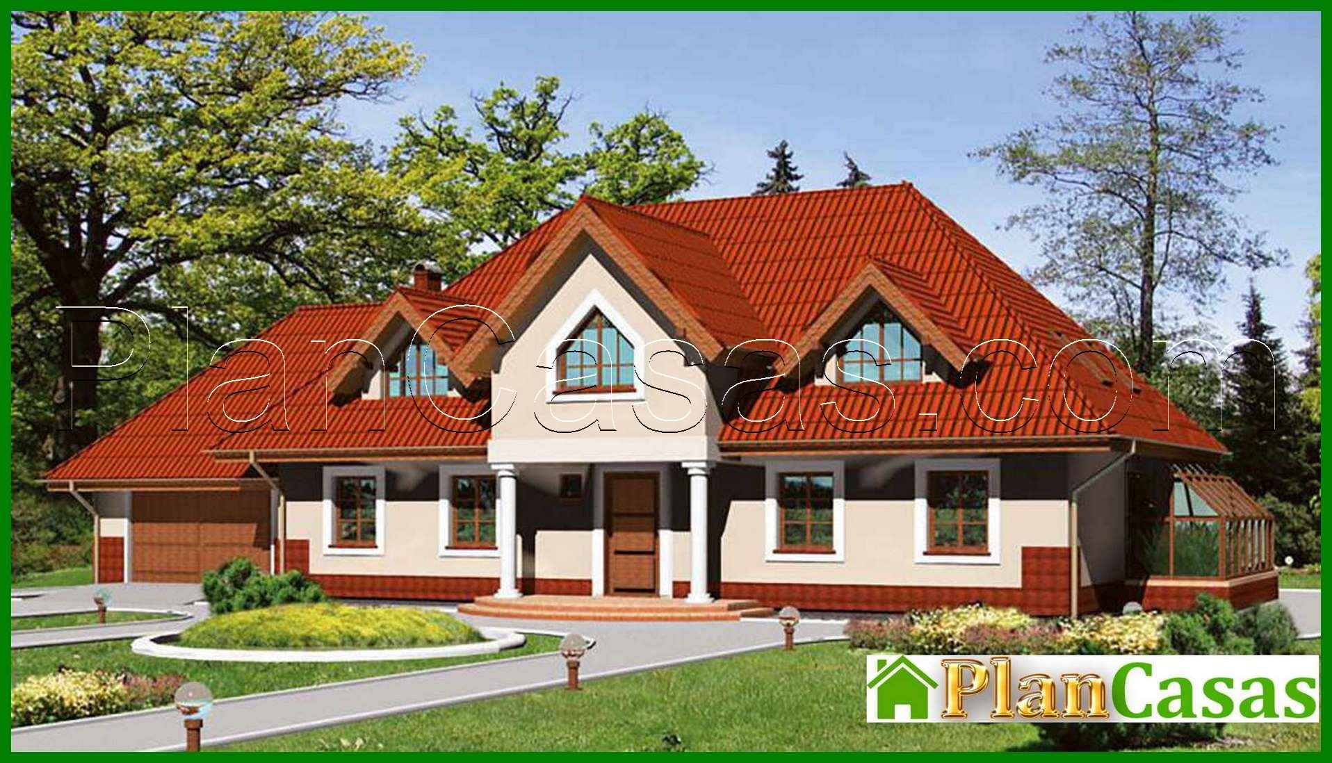 Galería de visualizaciones - Casa preciosa con un techo llamativo