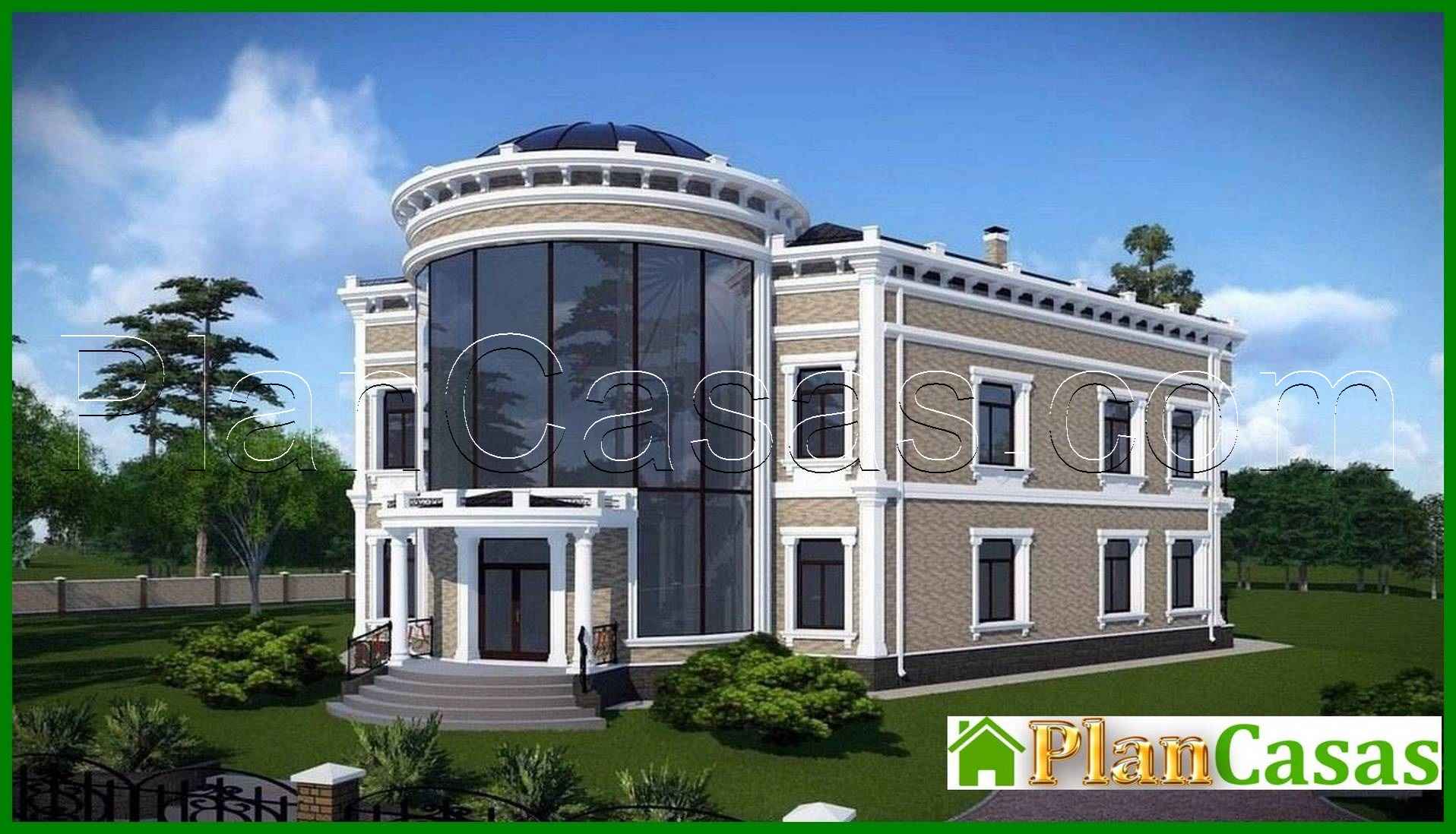 Visualization gallery - Luxury representative residence with a revolutionary roof