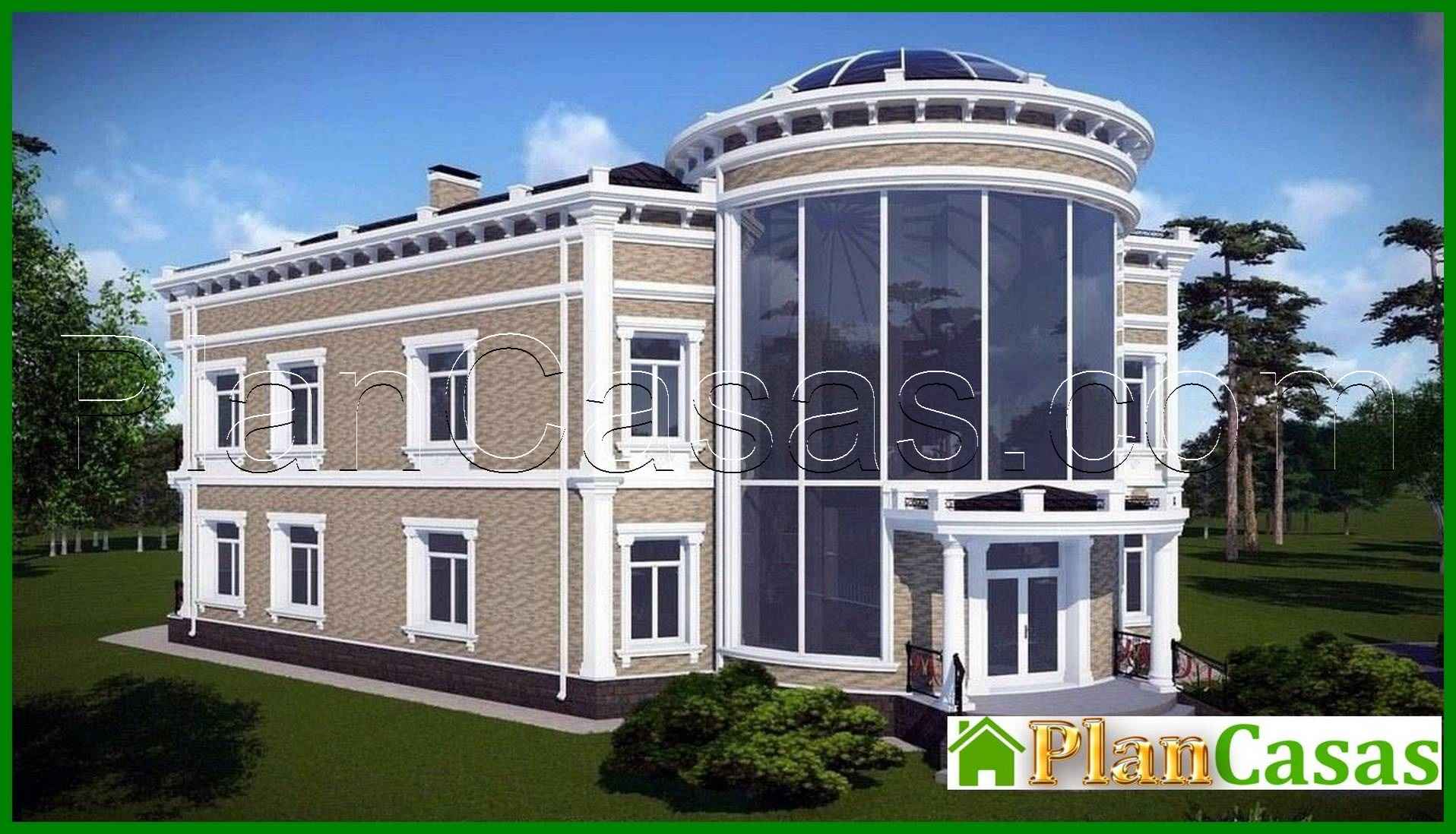 Visualization gallery - Luxury representative residence with a revolutionary roof