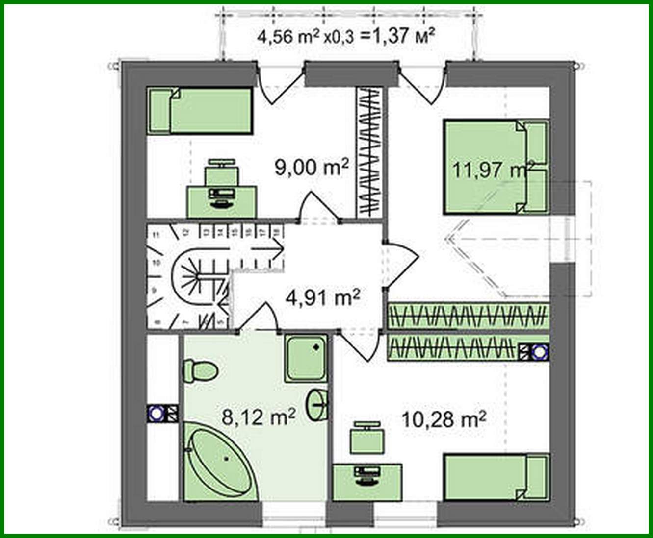 Galería de visualizaciones - Bonito proyecto de casa ecológica con garaje