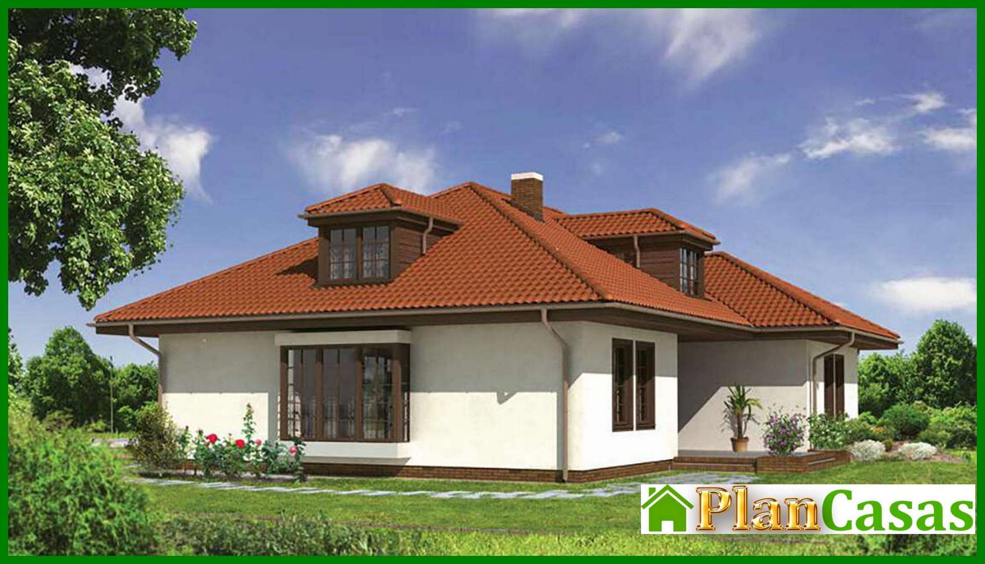 Galería de visualizaciones - Atractivo edificio de apartamentos de dos plantas