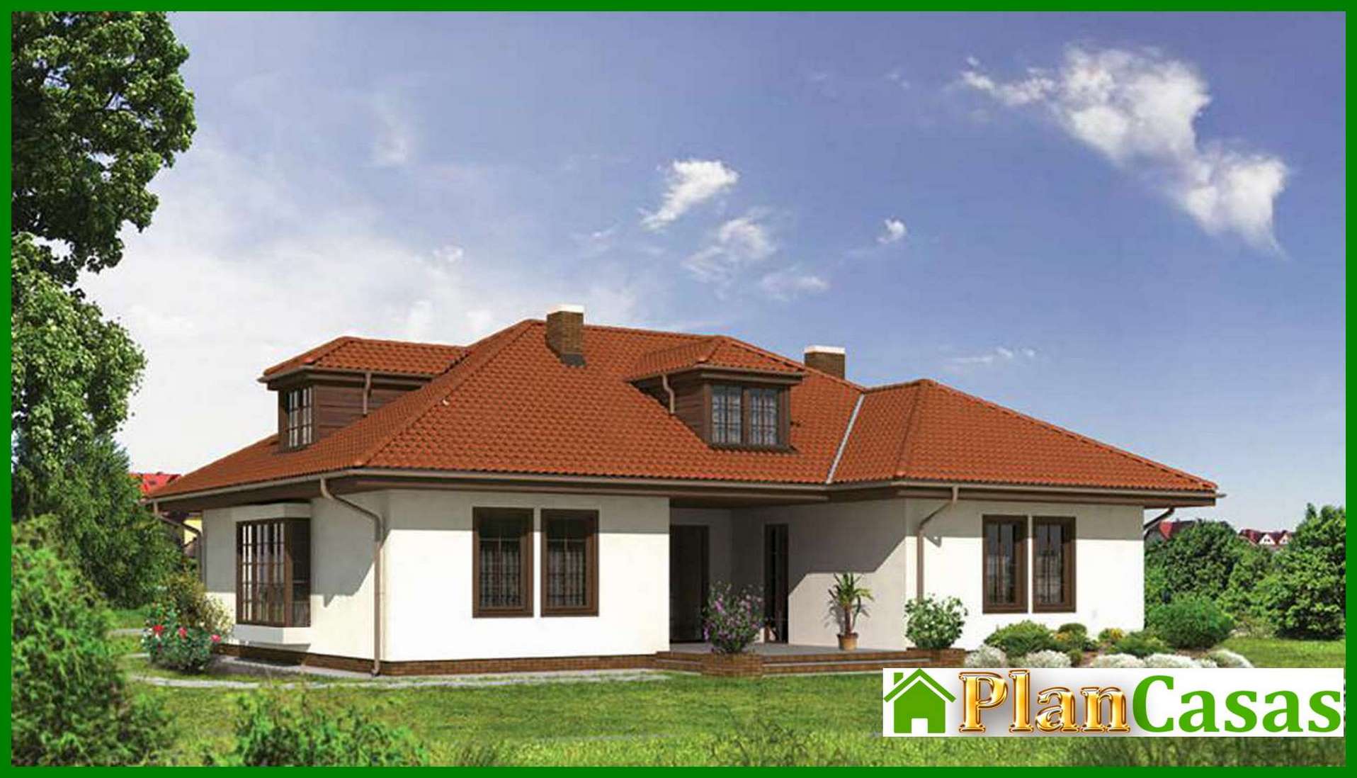 Galería de visualizaciones - Atractivo edificio de apartamentos de dos plantas