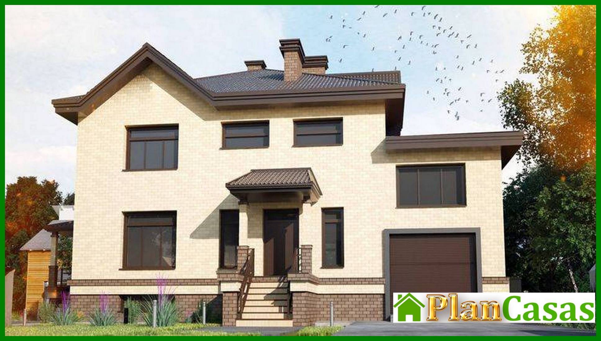 Visualization gallery - Spacious two-story house with a basement