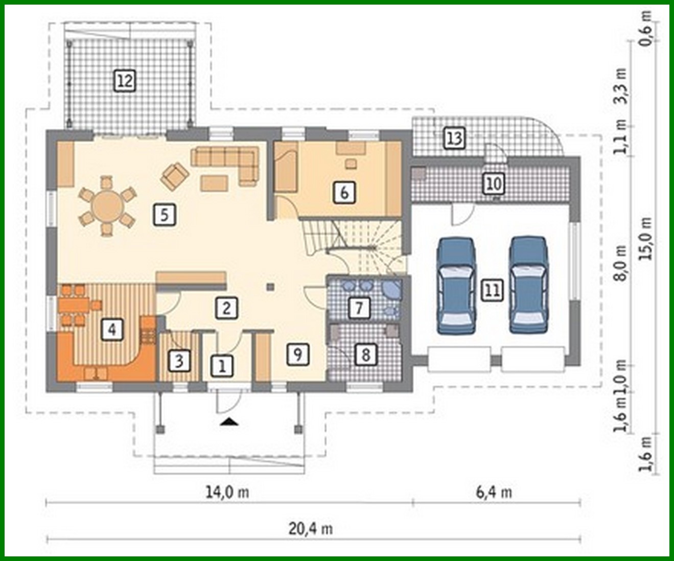 Galería de visualizaciones - Edificio de apartamentos bellamente decorado
