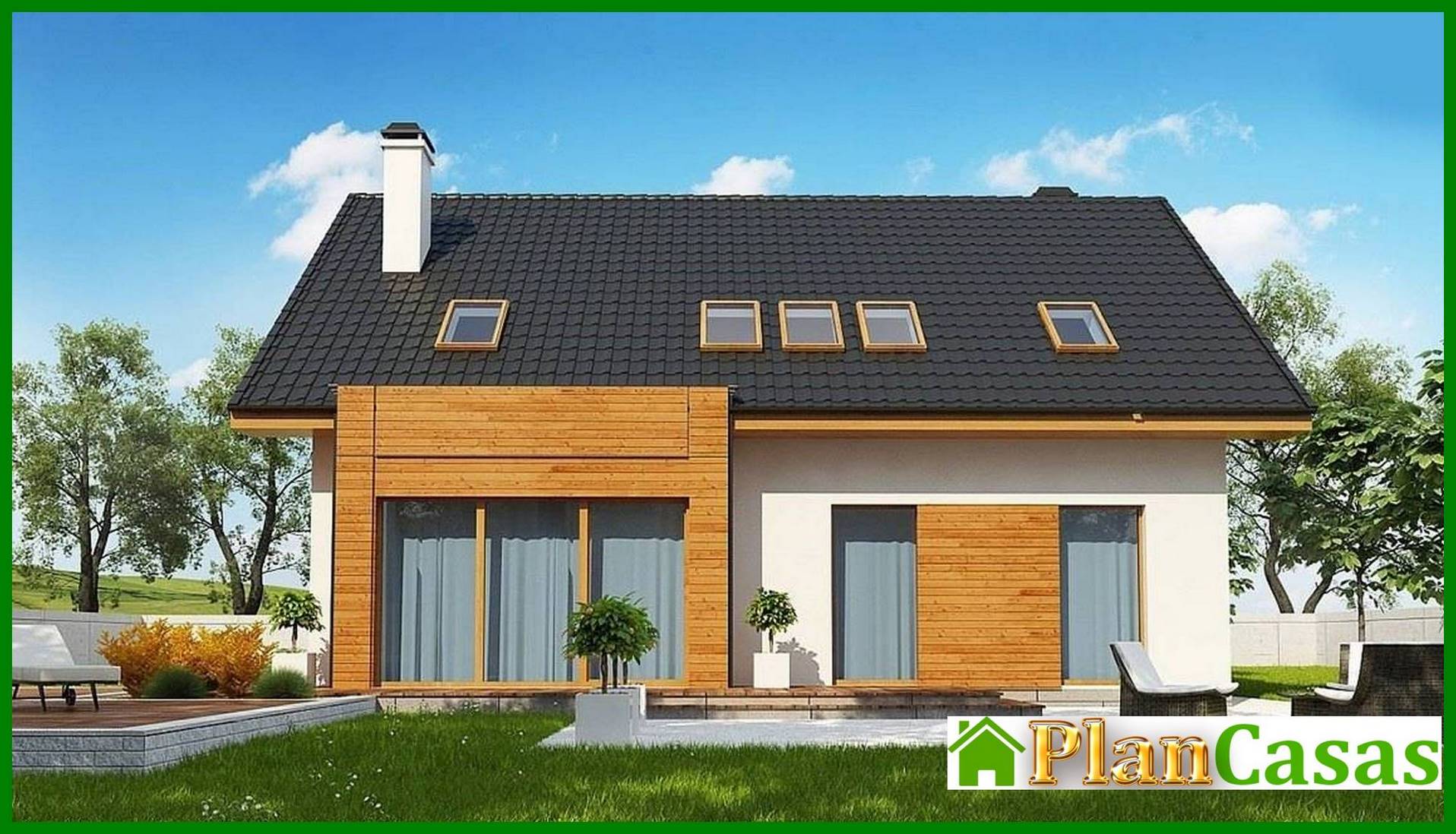 Visualization gallery - Two-storey cottage with an area of ​​more than 200 m2