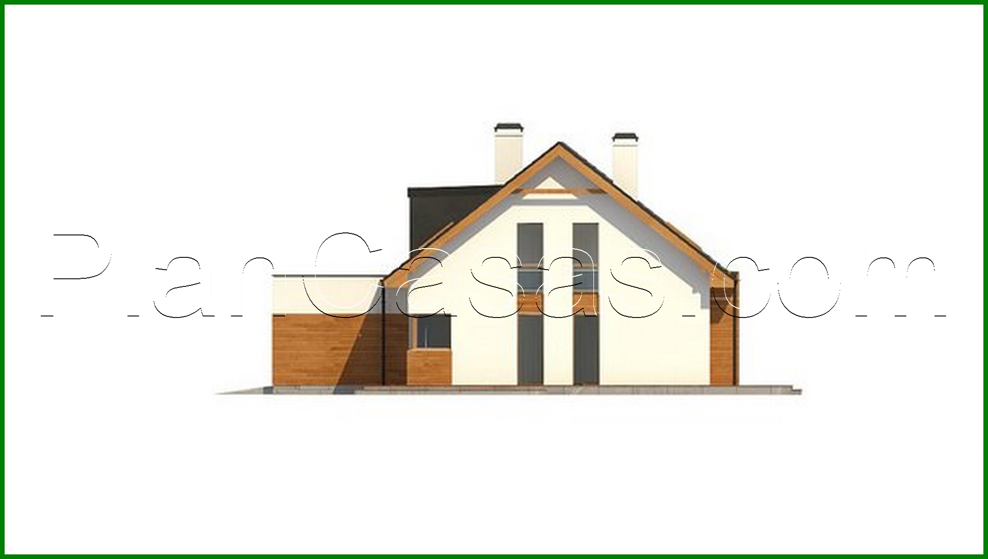 Visualization gallery - Two-storey cottage with an area of ​​more than 200 m2