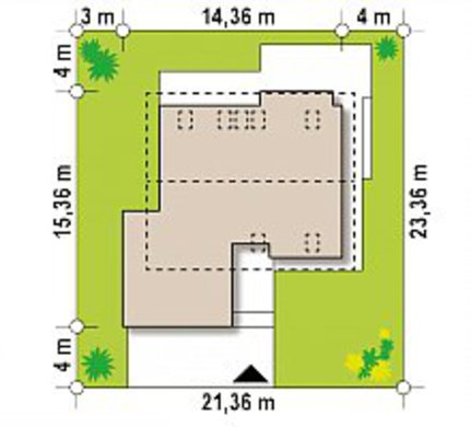 Visualization gallery - Two-storey cottage with an area of ​​more than 200 m2