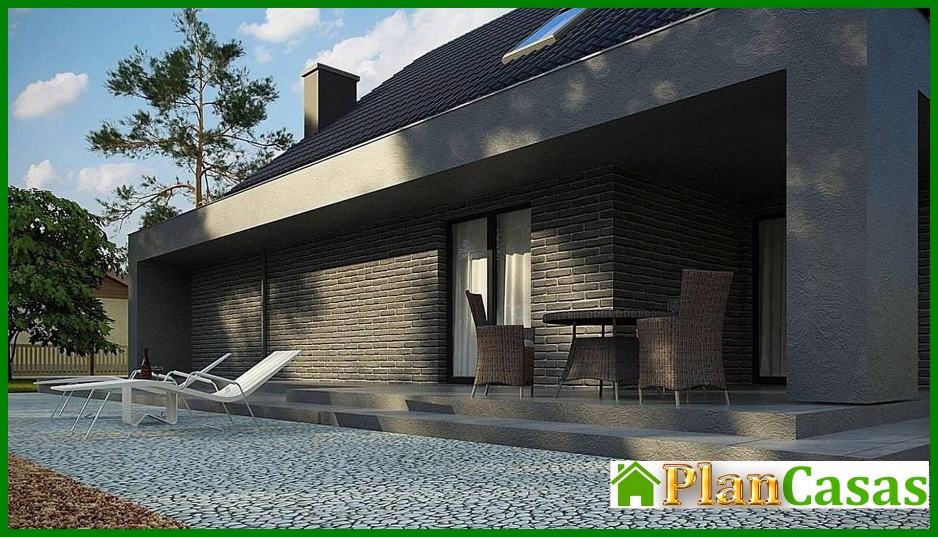 Galería de visualizaciones - Proyecto interesante con una gran terraza sobre el garaje