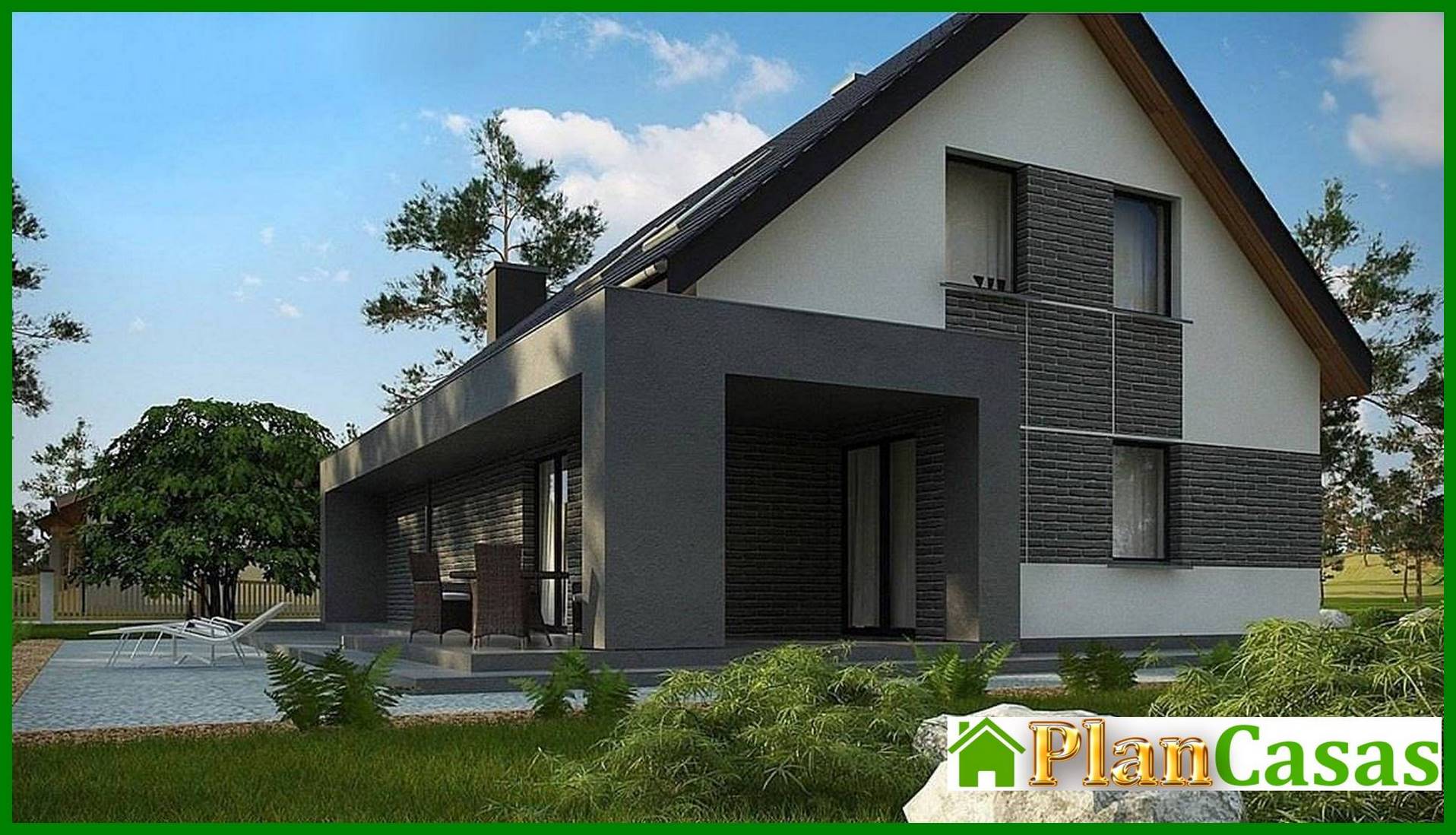 Galería de visualizaciones - Proyecto interesante con una gran terraza sobre el garaje