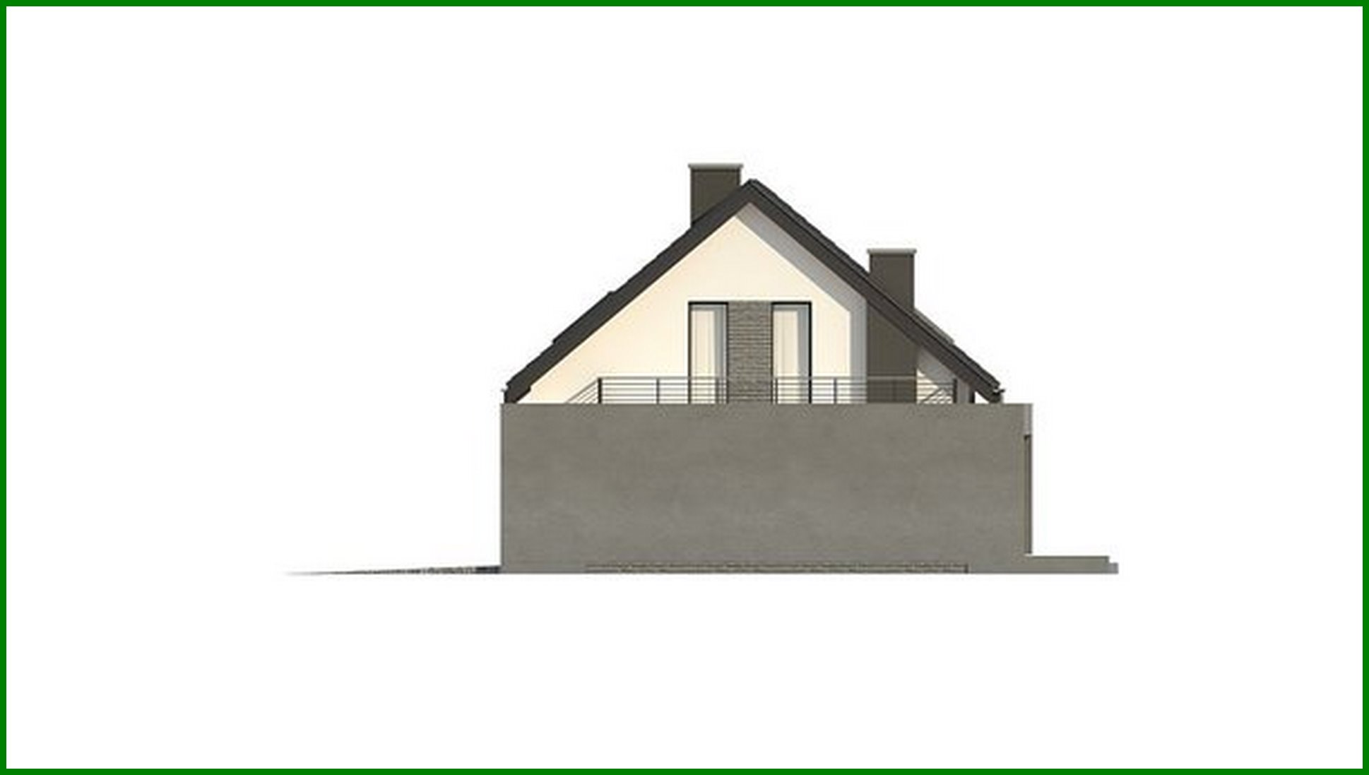 Galería de visualizaciones - Proyecto interesante con una gran terraza sobre el garaje