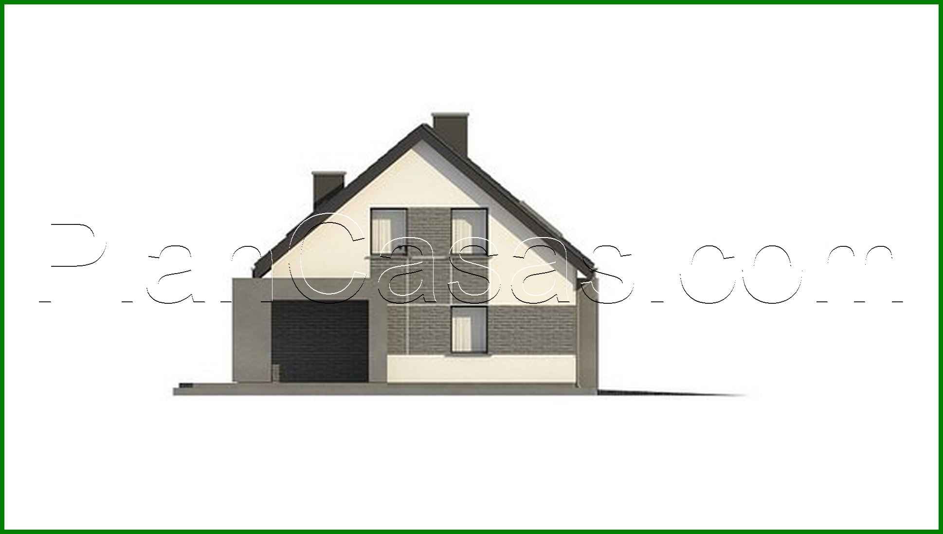 Galería de visualizaciones - Proyecto interesante con una gran terraza sobre el garaje