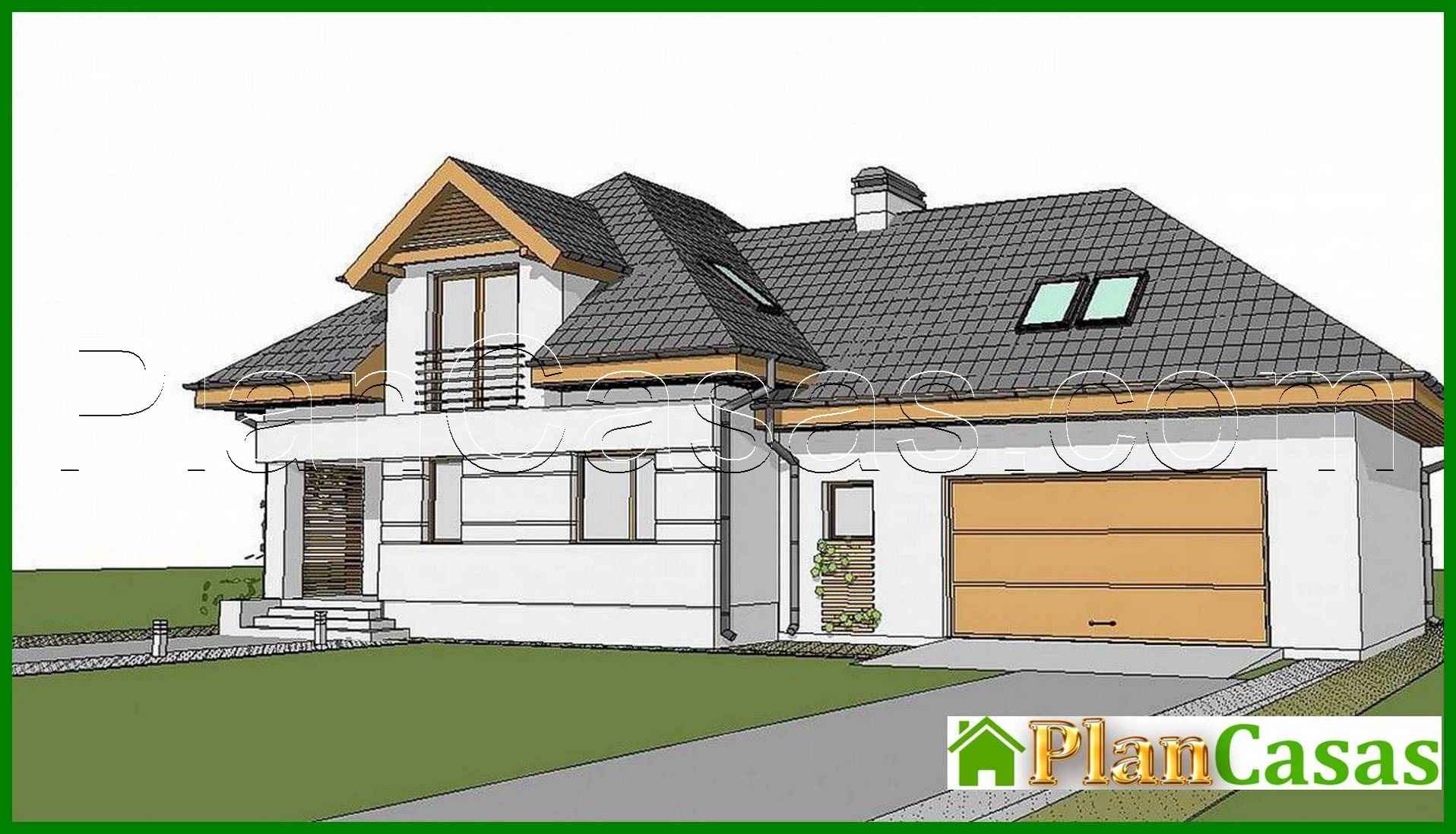 Comfortable house with a spacious attic