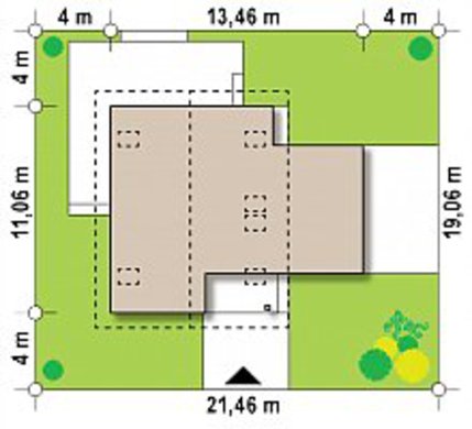 Galería de visualizaciones - Proyecto de una cabaña clásica de dos plantas con garaje para dos coches y más de 150 m²