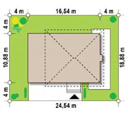 Galería de visualizaciones - Casa elegante con una amplia terraza sobre el garaje