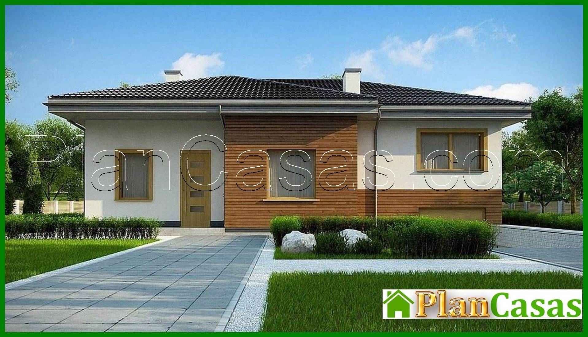 Proyecto de casa con garaje en el sótano